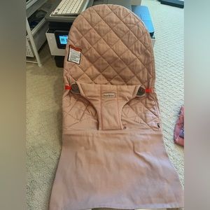 Baby Bjorn blush pink extra seat cover